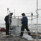 Annual maintenance of weather instruments at Ailaktalik station